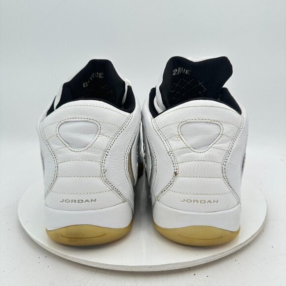 Nike Air Jordan B-2RUE Men Size 13 312523-106 White Metallic Silver Black Shoes - Picture 6 of 12